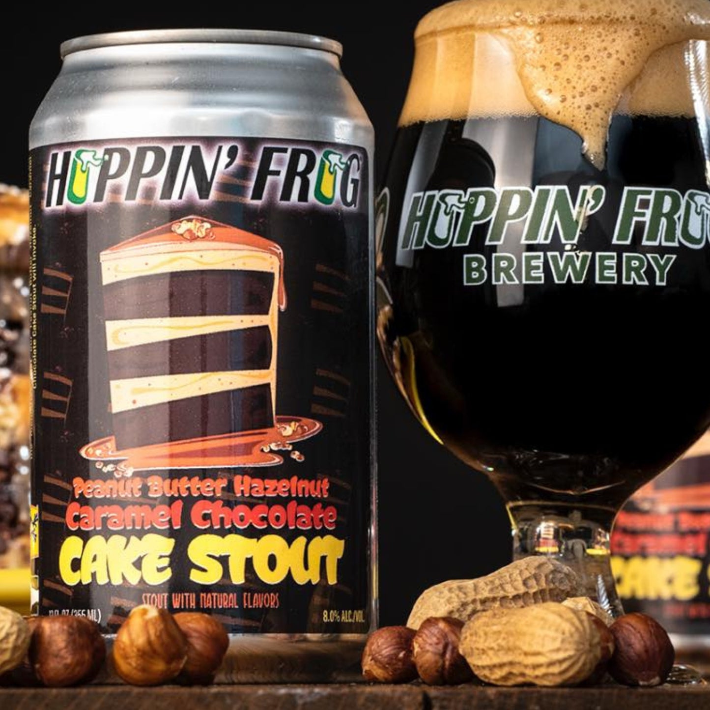 Peanut Butter Hazelnut Caramel Chocolate Cake Stout