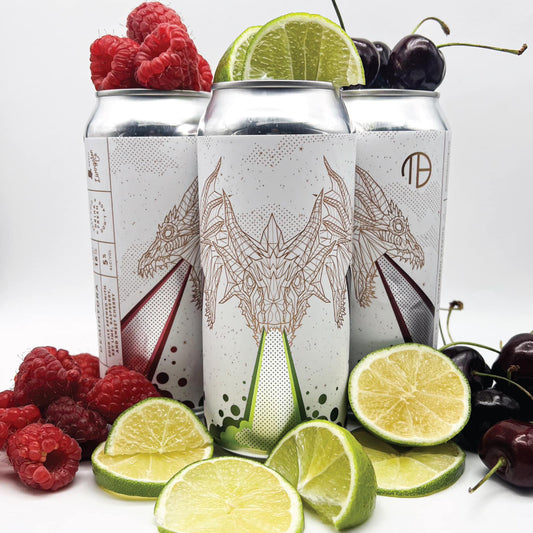 Mortalis Brewing Company. DemiHydra [Key Lime + Raspberry + Sweet Cherry] - Brew Export