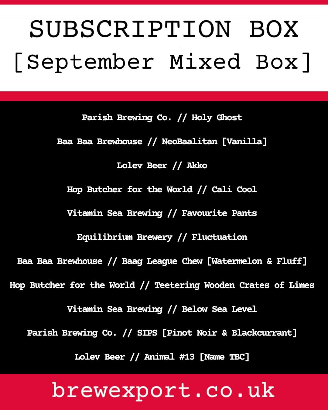 [Mixed] Subscription Box