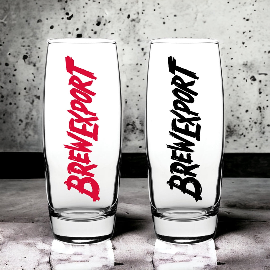 Brew Export Glasses [Red & Black]